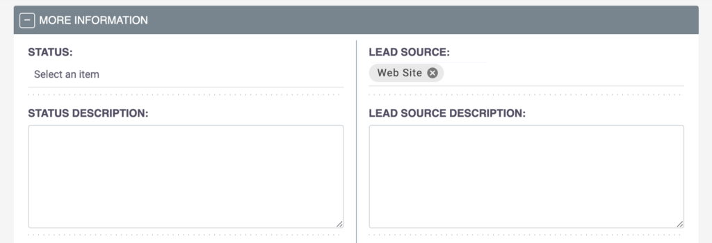 SuiteCRM Workflow Testing - Lead Source