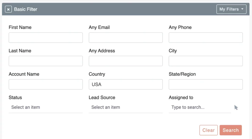 Filter incorrect country