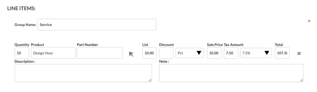 Product and Service Lines