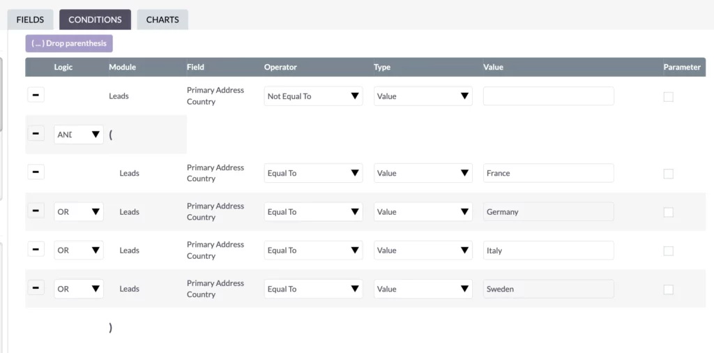 Filtering Results